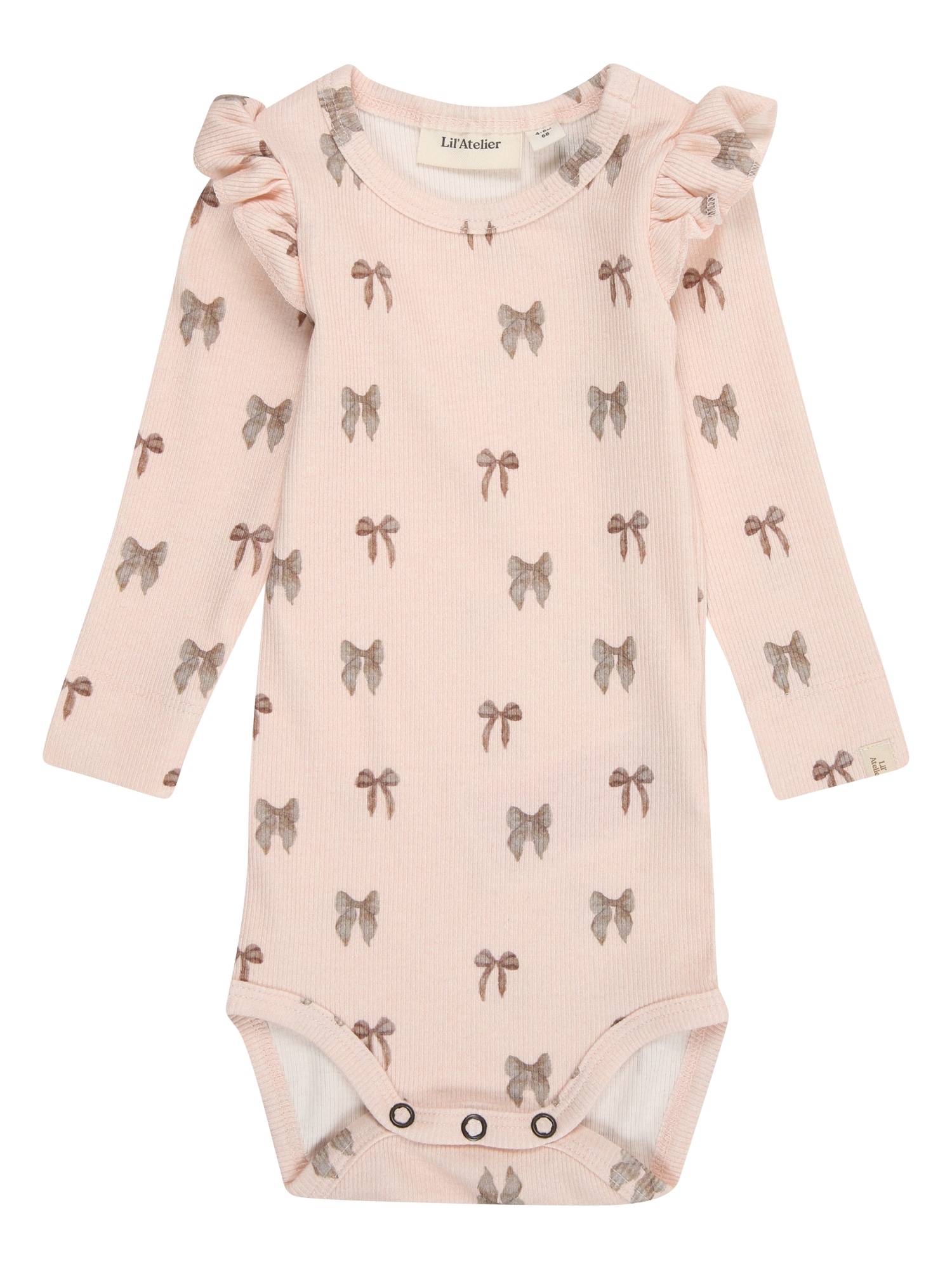 Lil'Atelier Sparkedragt/Body 'NBFGavo'  brokade / lyserød