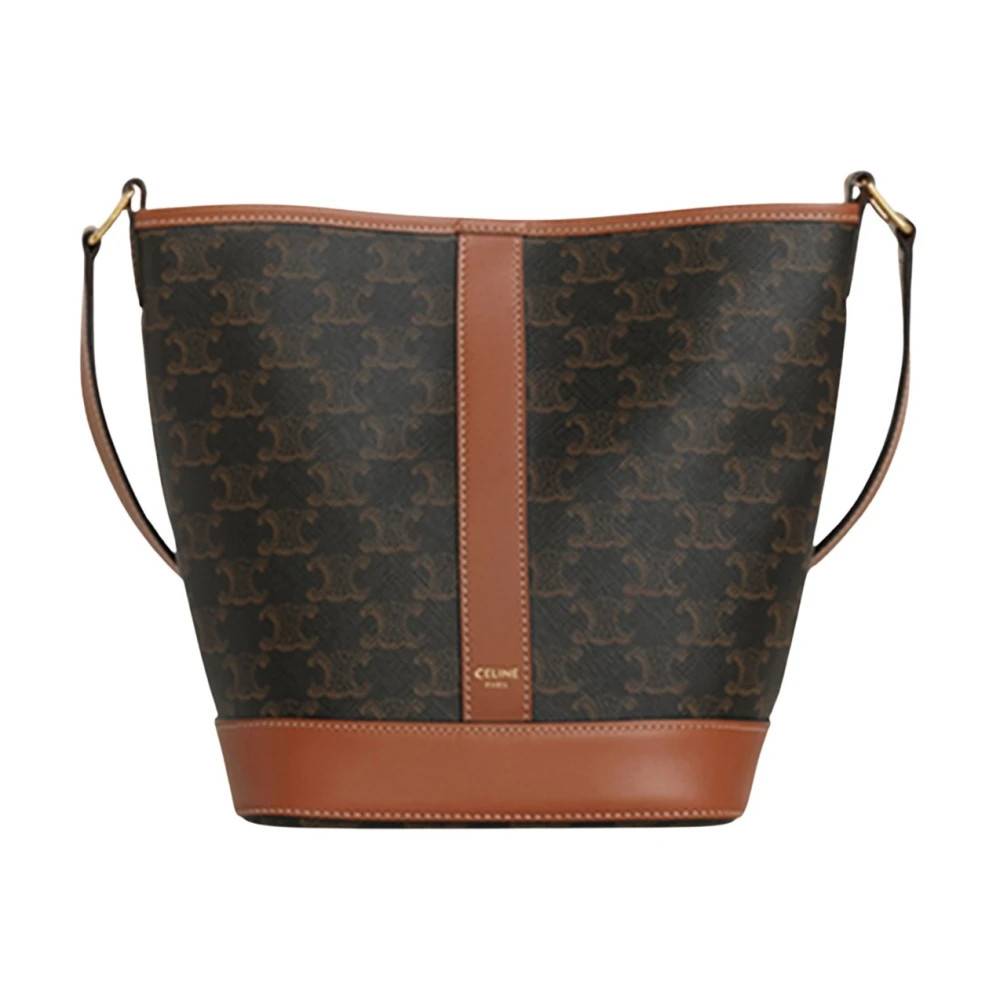CELINE Lille Bucket Bag - Tasker - Dame - Brun - ONE SIZE - Uld
