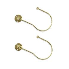 Laura Ashley Laura Ashley Brass Gold Set of 2 Swing Curtain Holdbacks