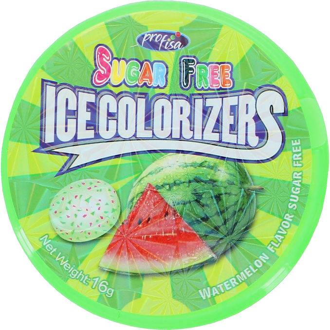 Ice Colorizers 2 x Mintpastiller Vattenmelon