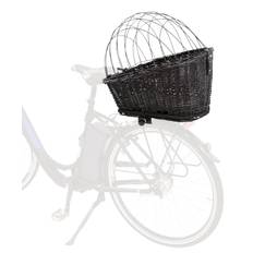 Trixie Cykelkorg för pakethållare, pil, 35xh49x55 cm fäste 10,5-14,5cm, svart