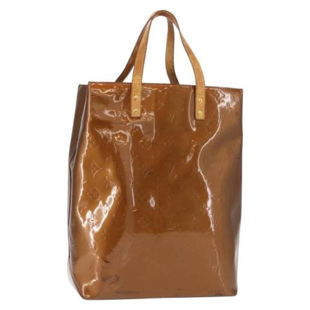 Louis Vuitton Vintage Pre-owned Læder Tote Taske - Vintage - Dame - Brun - ONE SIZE - Læder