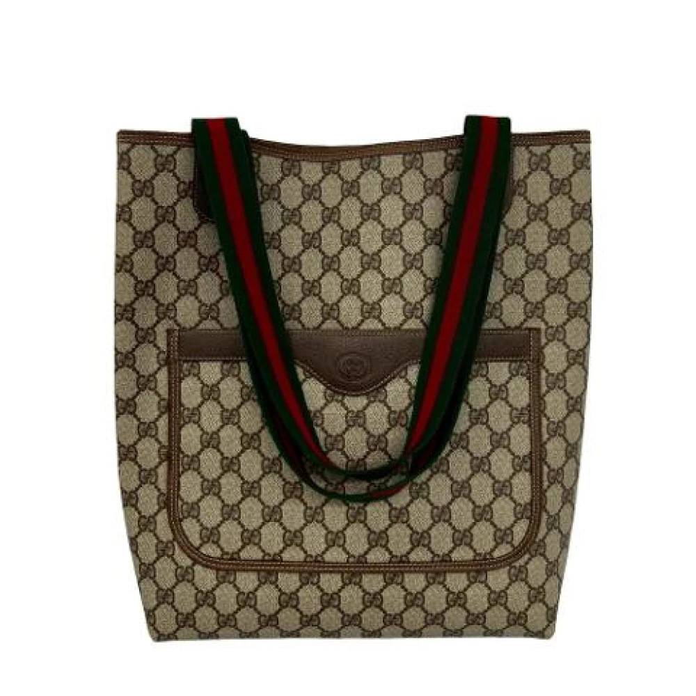 Gucci Vintage Pre-owned Vintage Tote Bag - Vintage - Dame - Brun - ONE SIZE - Uld