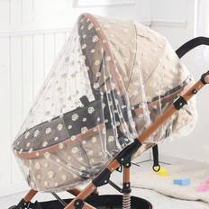 One Universal Printed Baby Stroller Mosquito Net, Full-Coverage Insect Protection Netting, Enlarged And Dense Baby Carriage Mosquito Net