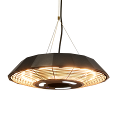Terrassvärmare Takmodell UFO 2000W Svart HORTUS