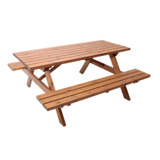 Eden Wood Picnic EW 0907-6 Picknickbord 170 cm Brun