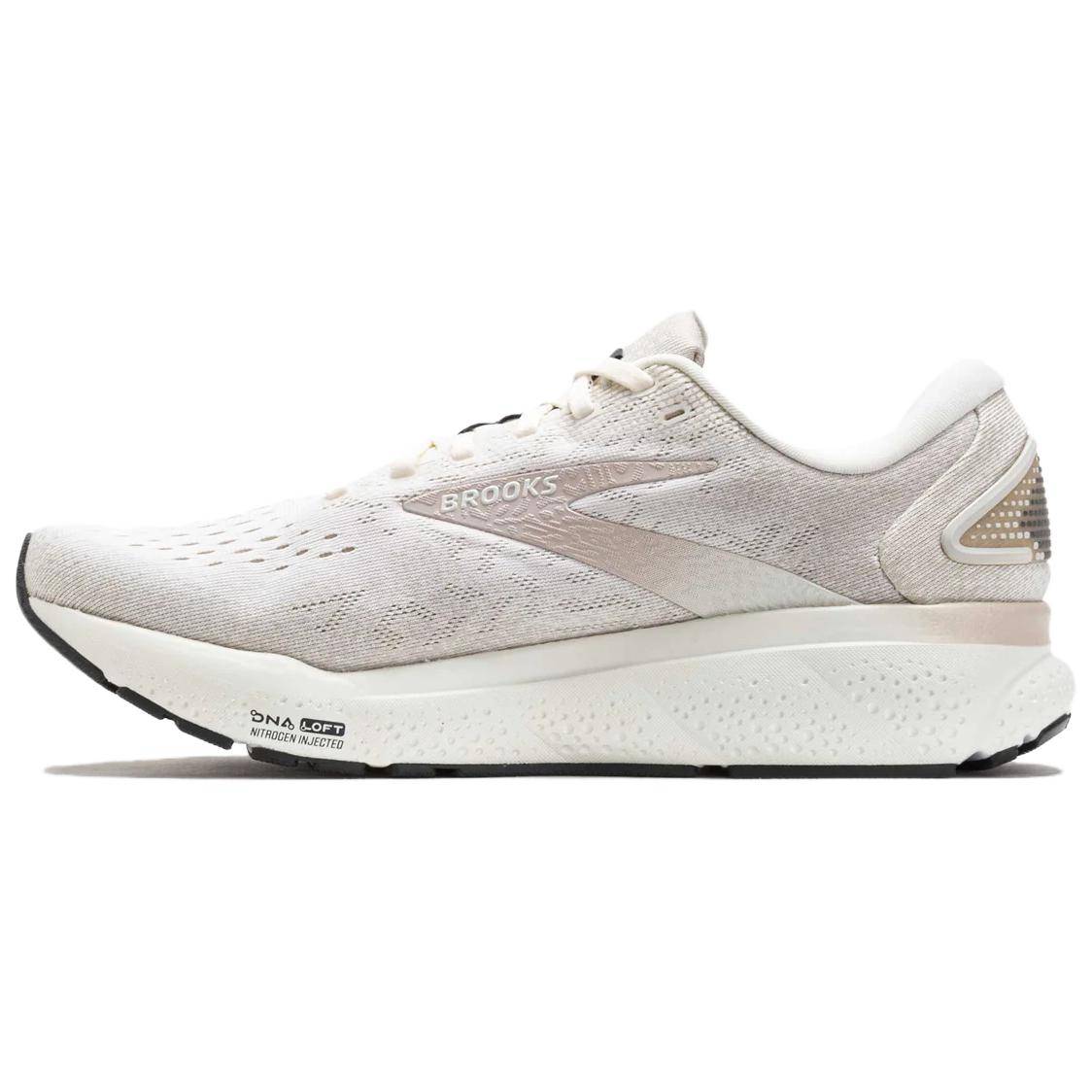Brooks Ghost 16 Kokosnöt Smidd Järn Herr Sneakers Gräddvit Chateau 110418-1D-164 cm white