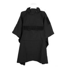 Fostex Softshell Regnponcho Svart