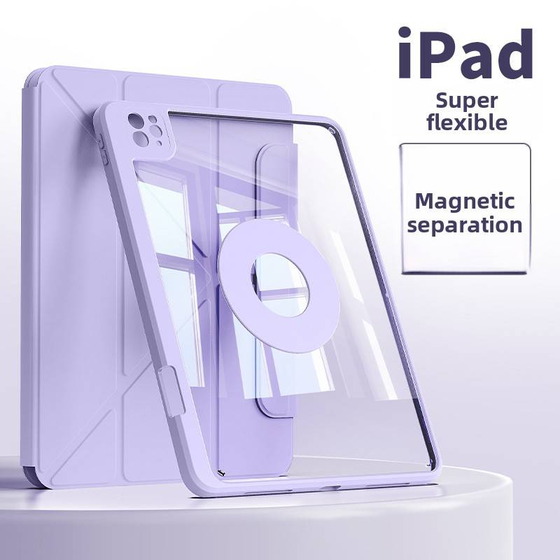 For iPad 7/8/9th Generation 10.2inch Air 11" M2 M3 Magnetic Shell Case iPad Pro11 M4 M5 iPad 10/11th A16 Detachable Tablet Cover