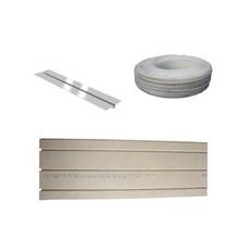 Golvvärmepaket spårade spånskivor 60 m² (17 mm)