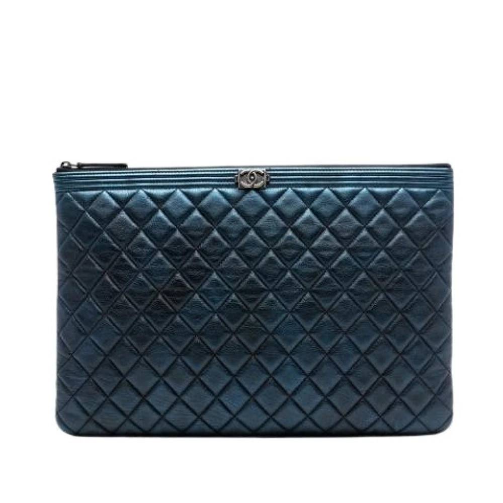 Chanel Vintage - Pre-owned Quilted Clutch Vintage - Dam - ONE Size - Läder