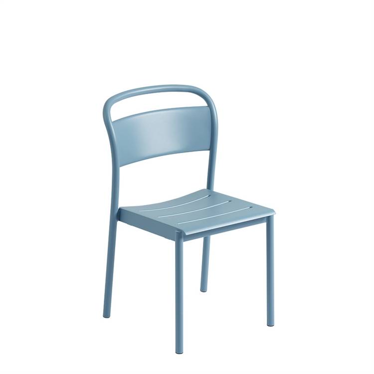 Muuto trädgårdsstol linjärt stål Pale Blue  Side Chair
