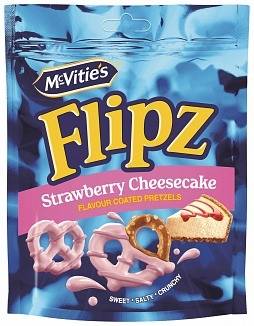 Flipz - Strawberry Cheesecake 70g.
