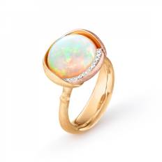 Lotus Ring 3 Vit Opal