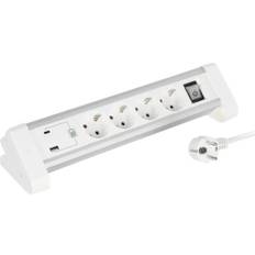 Grenuttag Q-LINK 4-vägs brytare USB A/C-laddare