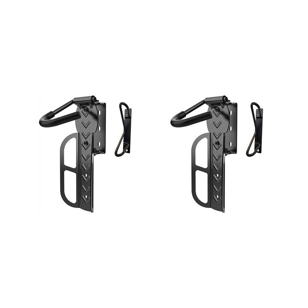 2 PACK Swivel Bike Rack Garage Wall Mount Bike Hangers for Garage Bike Rack Bicycle Storage Vertical Bike Rack