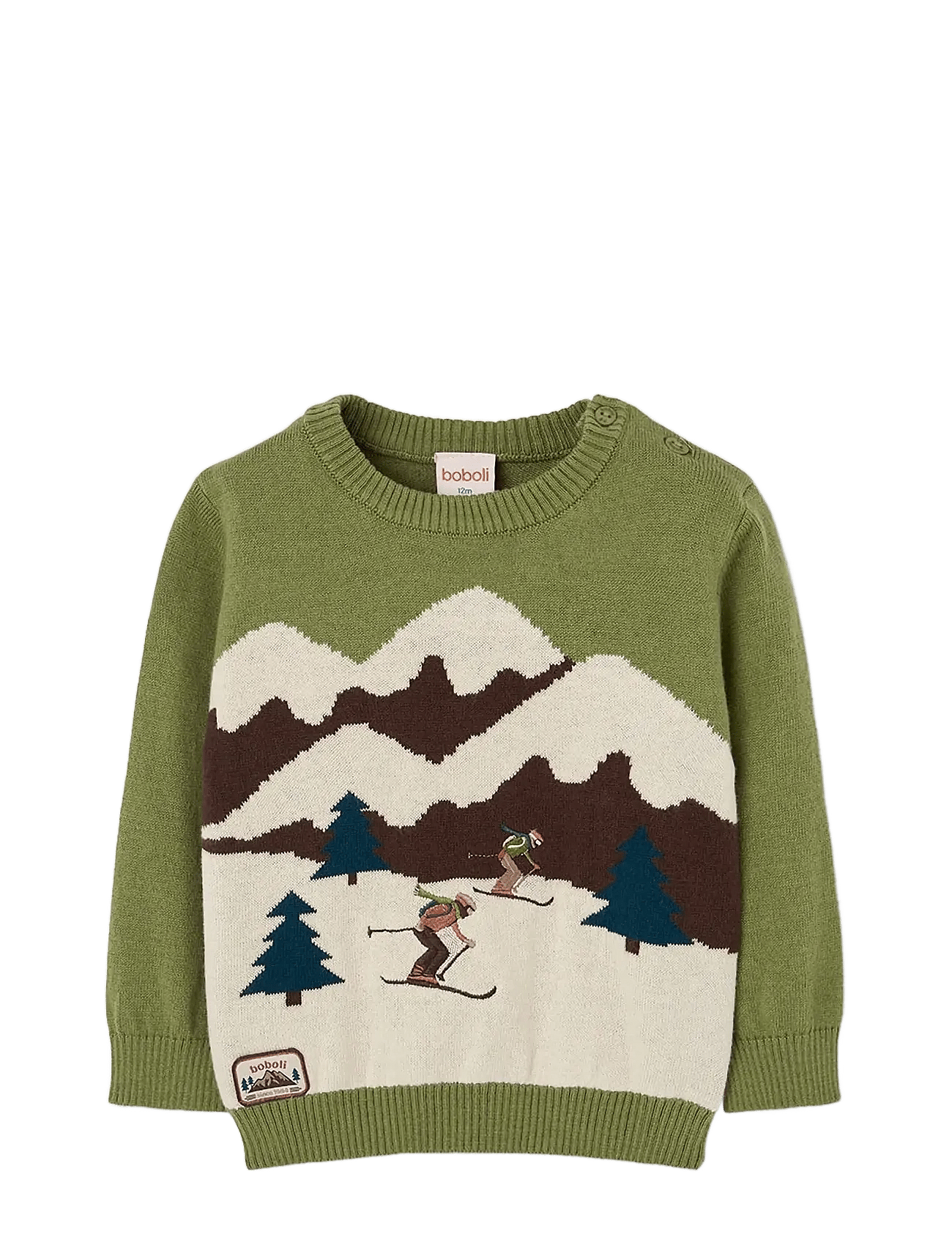 BOBOLI Knitwear Pullover For Boy -Bci | Green | 98