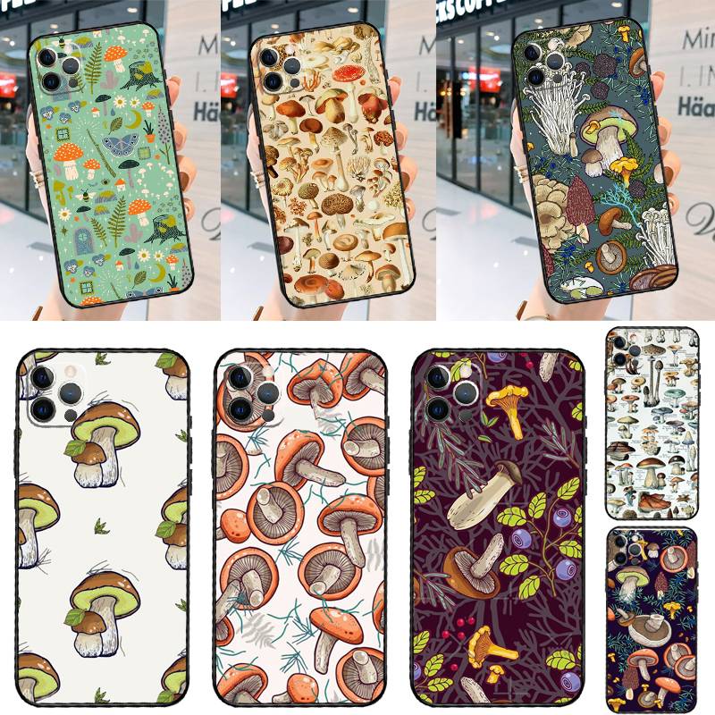 Wild Forest Mushroom Case For Realme 11 12 13 14 15 16 Pro Plus GT8 GT7 Pro C65 C67 C63 C61 C55 C53 C35 C71 C75