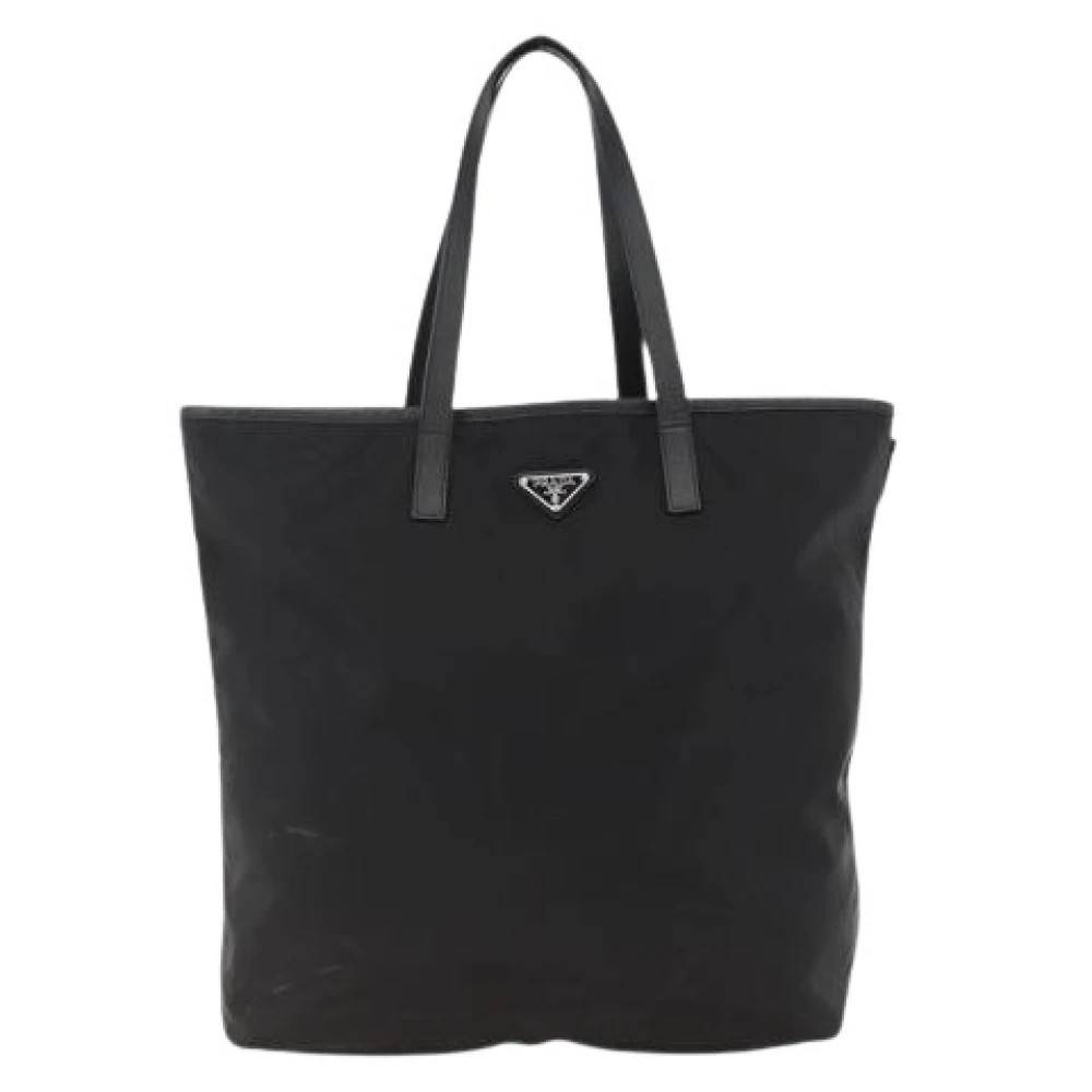Prada Vintage Pre-owned Vintage Tote Bag - Vintage - Dame - Sort - ONE SIZE - Læder