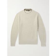 Loro Piana - Honeycomb-Knit Cashmere Sweater - Men - Neutrals - IT 54