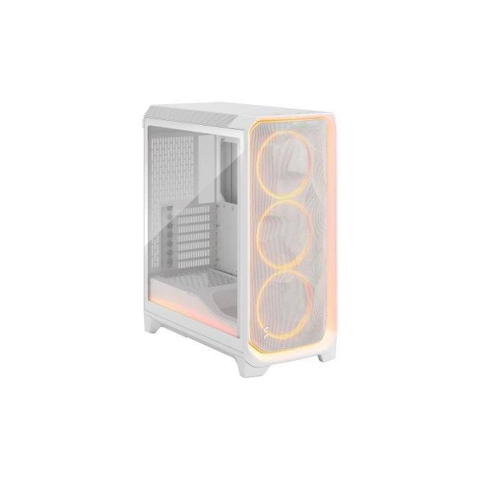 PC-kabinet - FRACTAL DESIGN - Meshify 3 Ambience Pro RGB - E-ATX (277 mm) - 3 blæsere - 20 Gbps USB Type C - Hvid