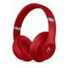 APPLE Beats Studio3 Wireless - Hörlurar med mikrofon - fullstorlek - Bluetooth - trådlös - aktiv brusradering - ljudisolerande - röd