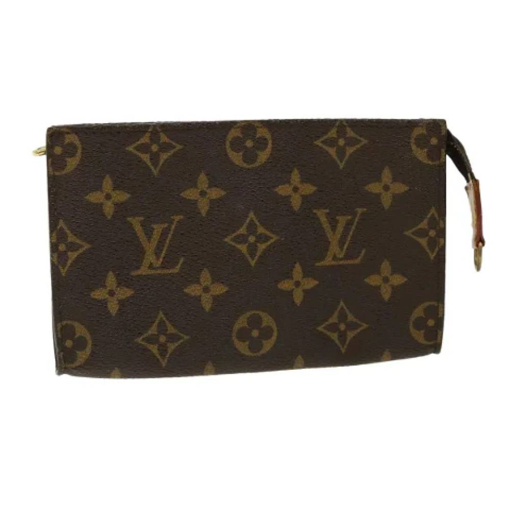 Louis Vuitton Vintage Pre-owned Canvas Pouch - Vintage - Dame - Brun - ONE SIZE -