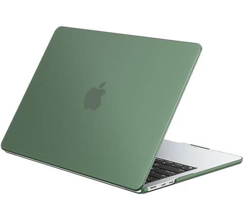 EooCoo Fodral Kompatibel med MacBook Air 13 tum M5-M2 Matt Midnattsgrön