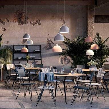 Urban Concrete 25 Pendant light Pink Dust