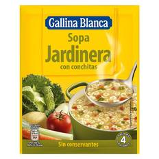 Grönsakssoppa med pasta - Jardinera con conchitas