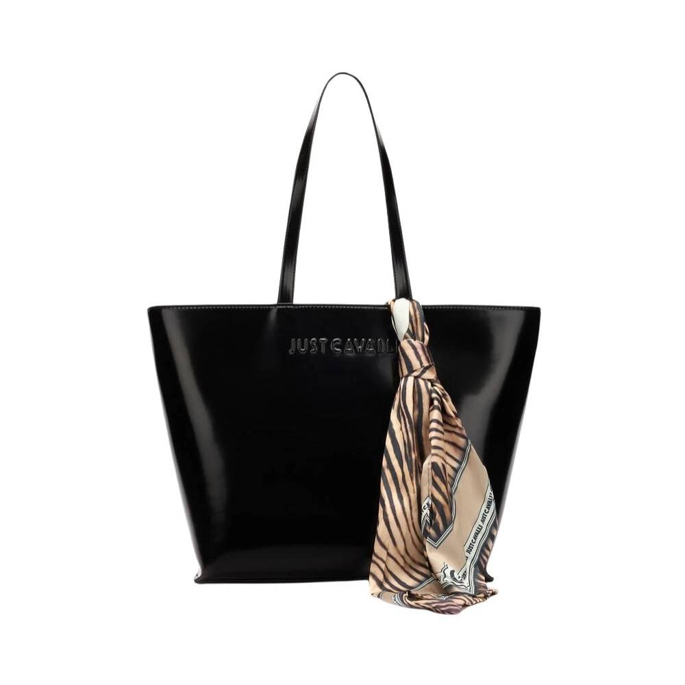 Just Cavalli Shopper-taske - Tasker - Dame - Sort - ONE SIZE - Uld