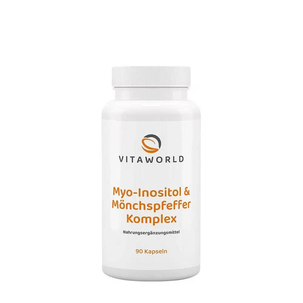 Vitaworld - Myo-Inositol + Munkpepparkomplex, 90 Kapslar