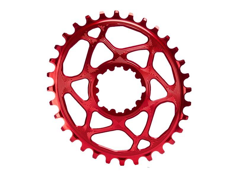 AbsoluteBLACK SRAM Direct Mount Oval 28T | Boost Kedjedrev Röd | 1x10/11/12