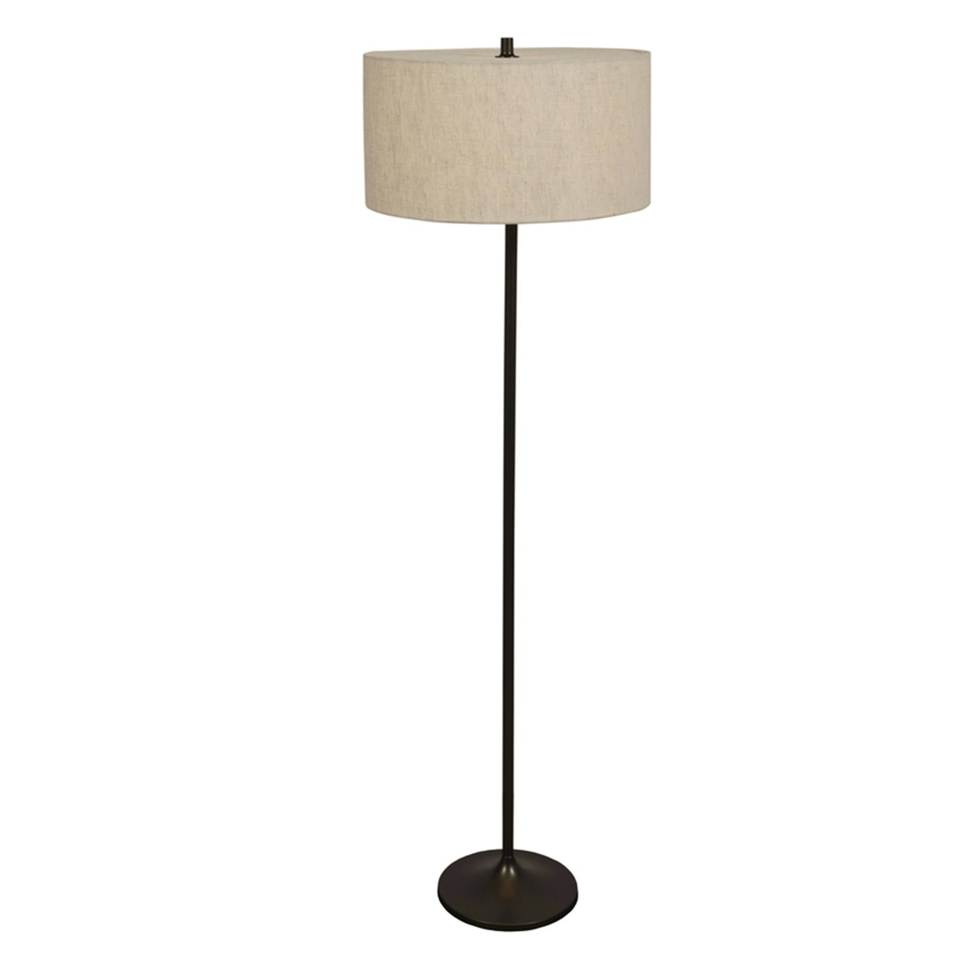 Belid - Soft Golvlampa / Linen Natural - Metallisk Brons