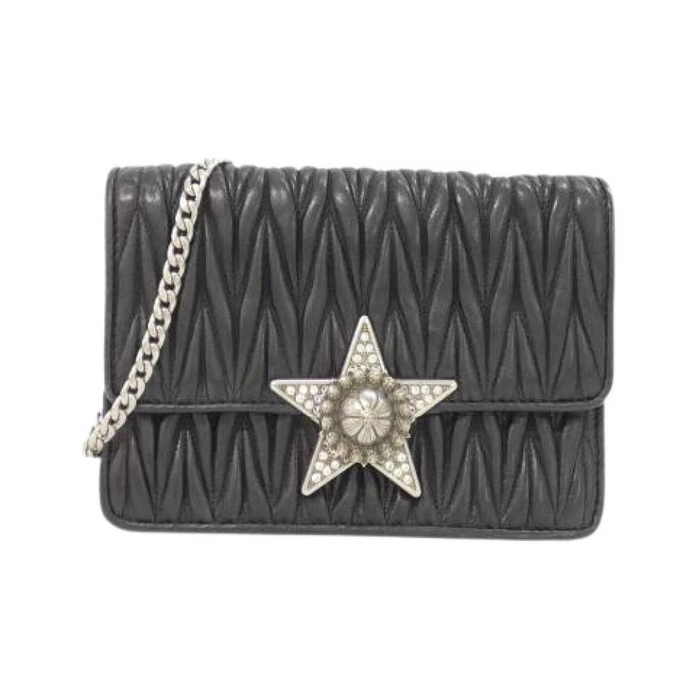 Miu Miu Pre-owned - Pre-owned Läder Axelremsväska Vintage - Dam - ONE Size - Läder