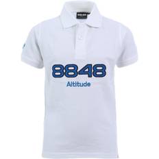 Monte Organic Cotton Polo White, Unisex, Kläder, T-shirt, Vit, 150 (150)