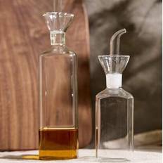 1 st. glasoljeflaska, dispenser för genomskinlig oljeflaska, oljekanna, kryddbehållare, köksredskap, kökstillbehör, nyår, thanksgiving, julfest, köksn - Multifärgad (L,M,S,2 L)