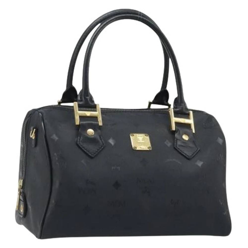 MCM Pre-owned Pre-owned Håndtaske - Vintage - Dame - Sort - ONE SIZE - Uld