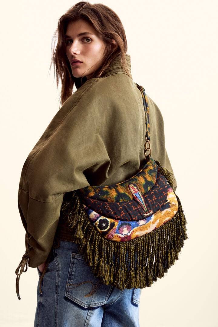 Fringed bag designed by Mr. Christian Lacroix