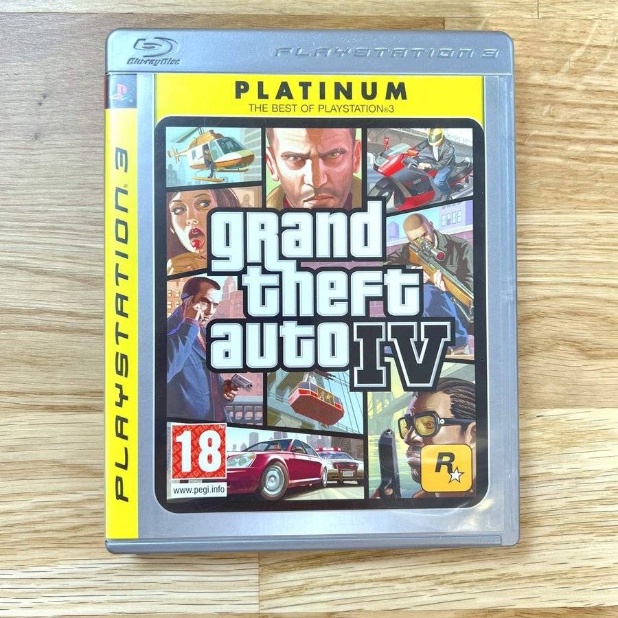 Grand Theft Auto (GTA) IV / 4 (Platinum) - Playstation 3 / PS3