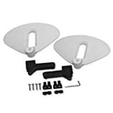 POLISPORT 8640400002 – ersättning infällbart fotstöd skydd skydd för stol Guppy JUNIOR modell i vit färg