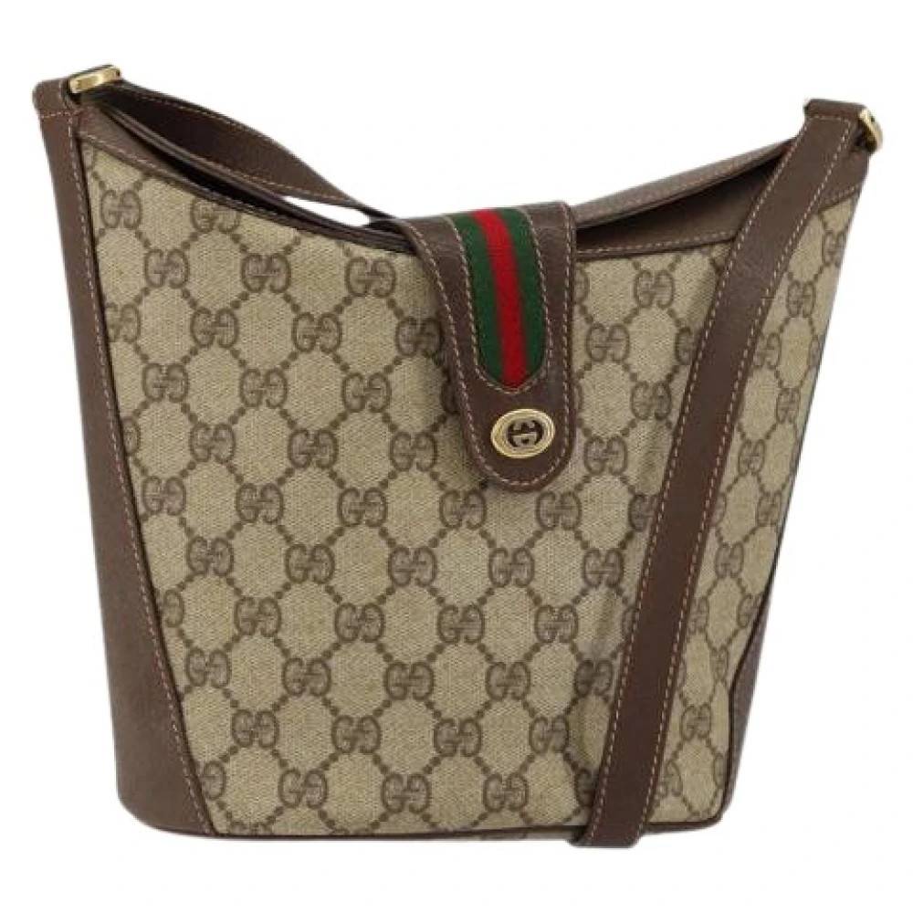 Gucci Vintage Pre-owned Plastic Bucket Bag - Vintage - Dame - Beige - ONE SIZE - Tyl