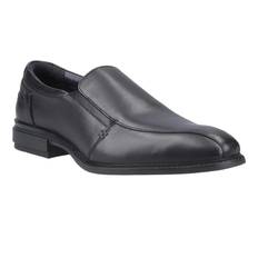 POD Mens Spear Leather Formal Shoes 12 UK svart