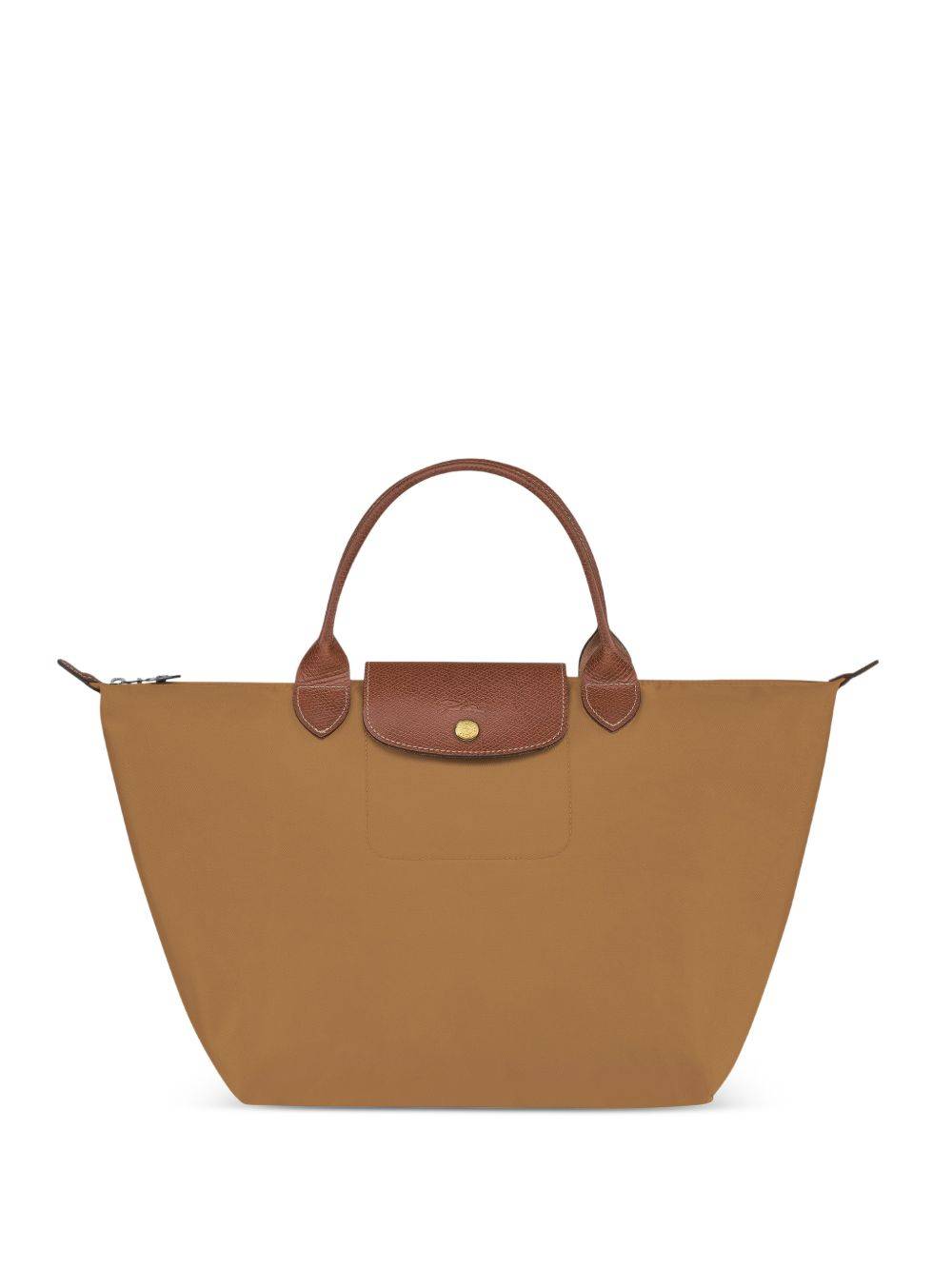 Longchamp - Le Pliage Original totebag - dam - polyamid/kalvskinn - OS - Neutral