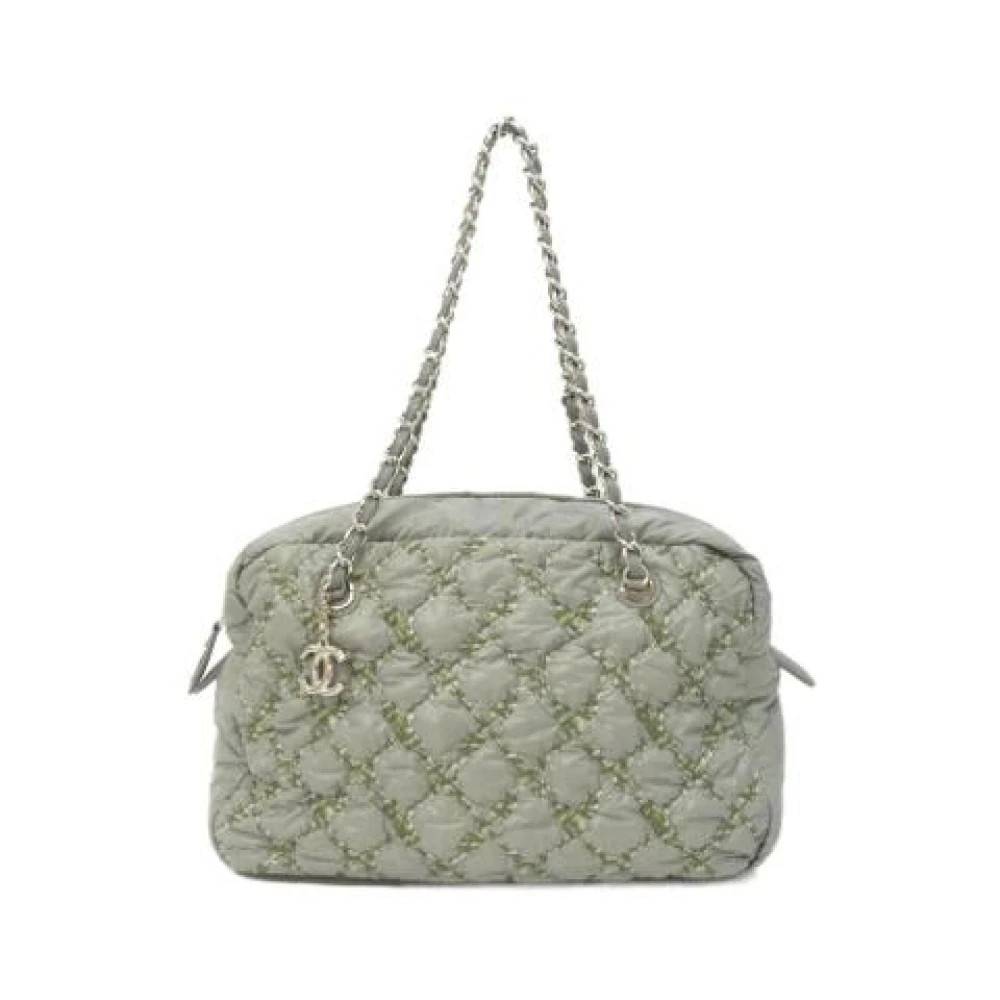 Chanel Vintage Pre-owned 50632 Skuldertaske - Vintage - Herre - Grå - ONE SIZE - Uld