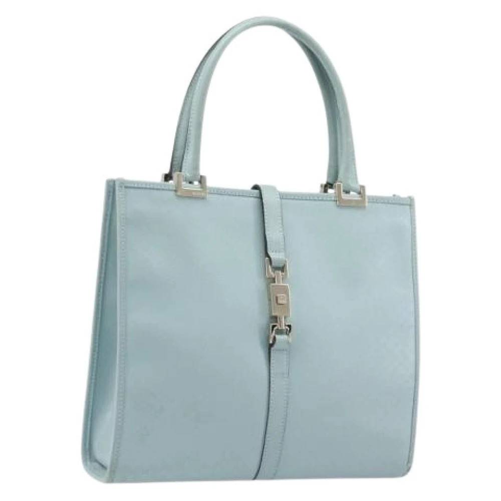 Gucci Vintage Pre-owned Vintage Håndtaske - Vintage - Dame - Blå - ONE SIZE - Uld