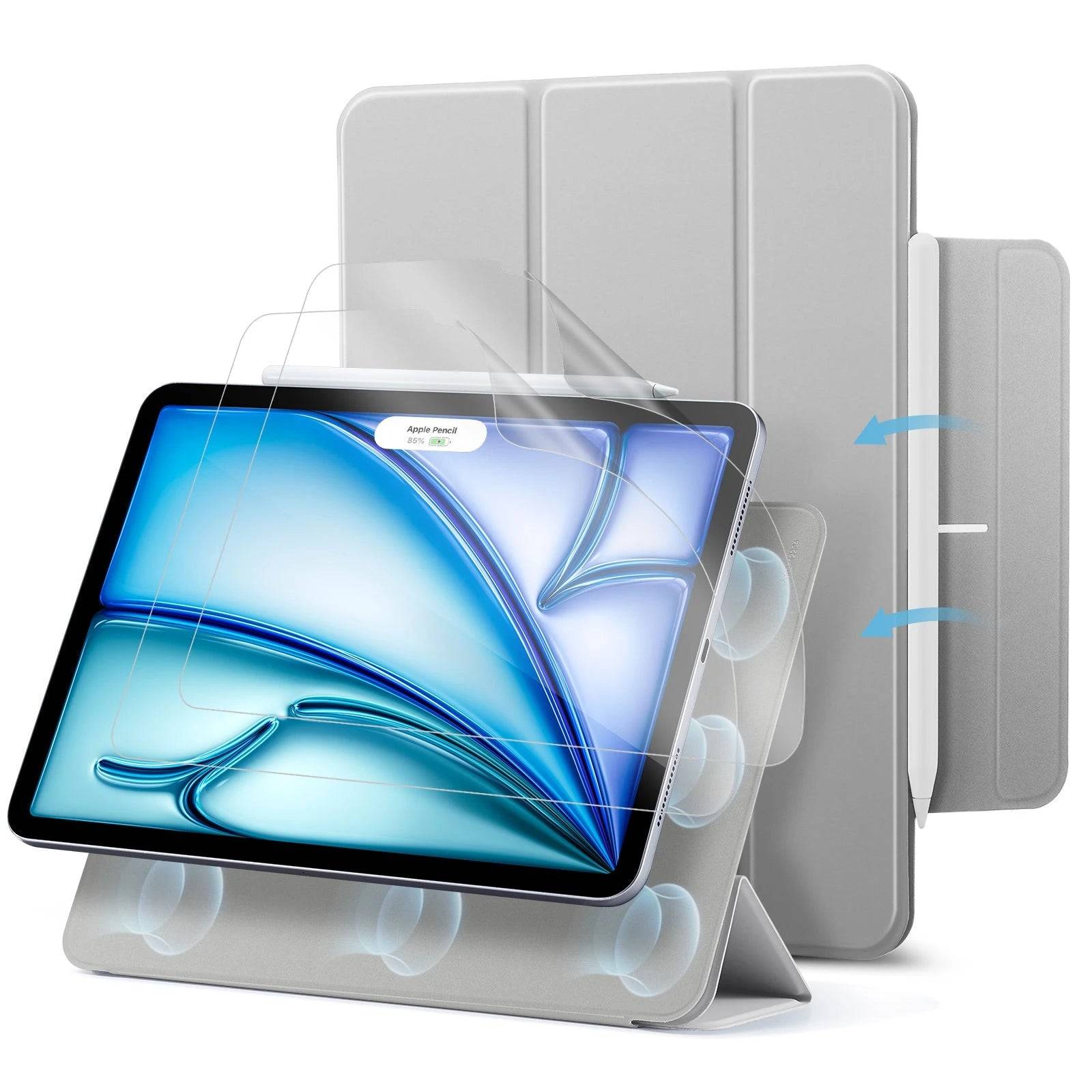 iPad Air 11ʺ (2025/2024) Rebound Art Bundle - Grey - Grey
