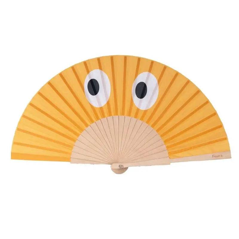 Orange eyes fan