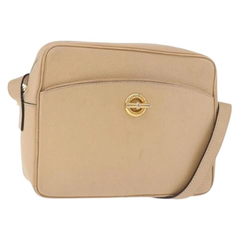 Celine Vintage Pre-owned Vintage Skuldertaske - Vintage - Dame - Beige - ONE SIZE - Uld