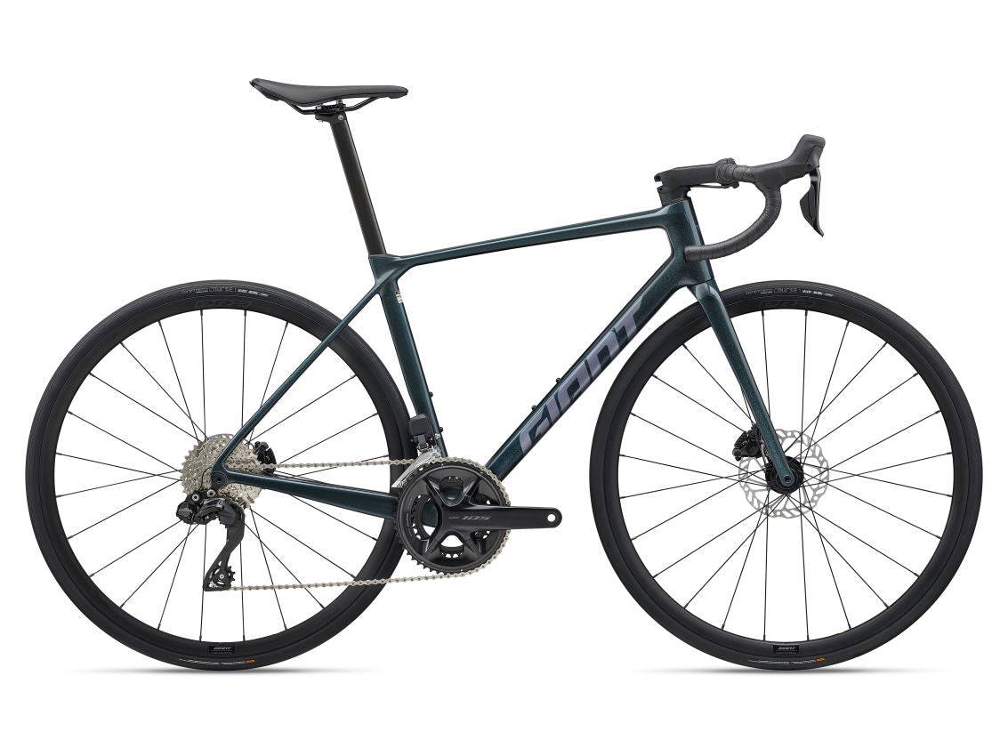 Giant TCR Advanced 1 KOM 2025 - Shimano 105 Di2 12sp - Giant P-R2 - 039 / m / asphalt green